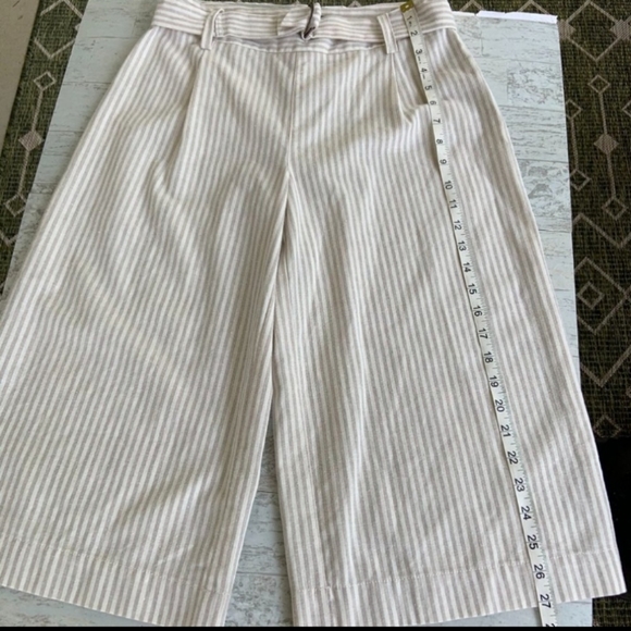 Sanctuary Tan Belted Striped Culottes 27 - Picture 5 of 11
